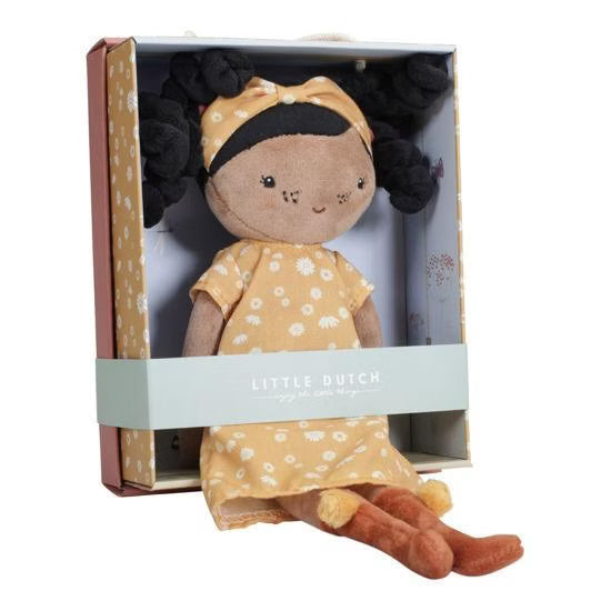 Kuschelpuppe Evi (Höhe 35 cm) - LITTLE DUTCH