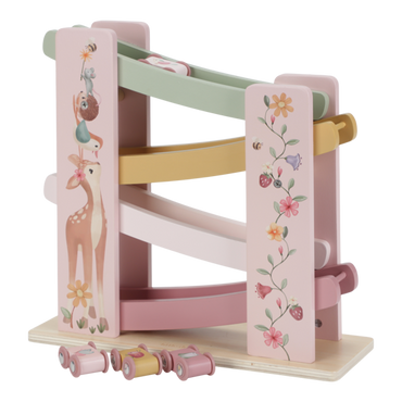 Holzrennbahn | rosa | Geschenk | Fairy Garden | ab 18 Monaten