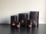 Teelicht | Windlicht | Vase | Graublau | Deko Vase