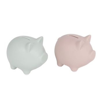 Sparschwein | Porzellan | mint | rosa | Geschenkidee