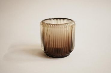 Teelichtglas | Brau | Herbstdeko | Kerzenschein | Kerzenglas | Gemütliches Licht