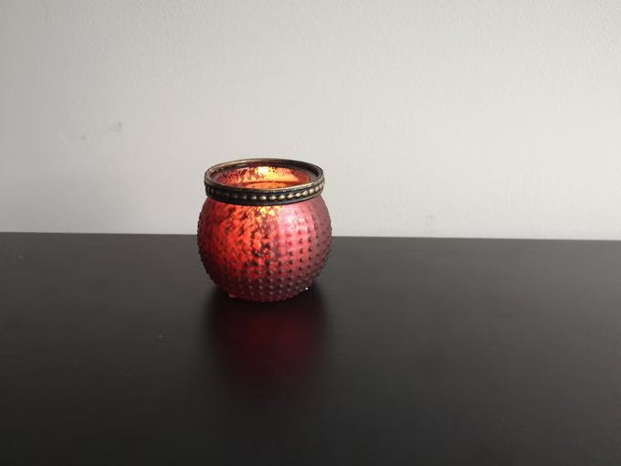 Teelicht dunkelrot