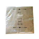 Serviette | Proscht | 33x33cm | 20er Pack | olivegrün