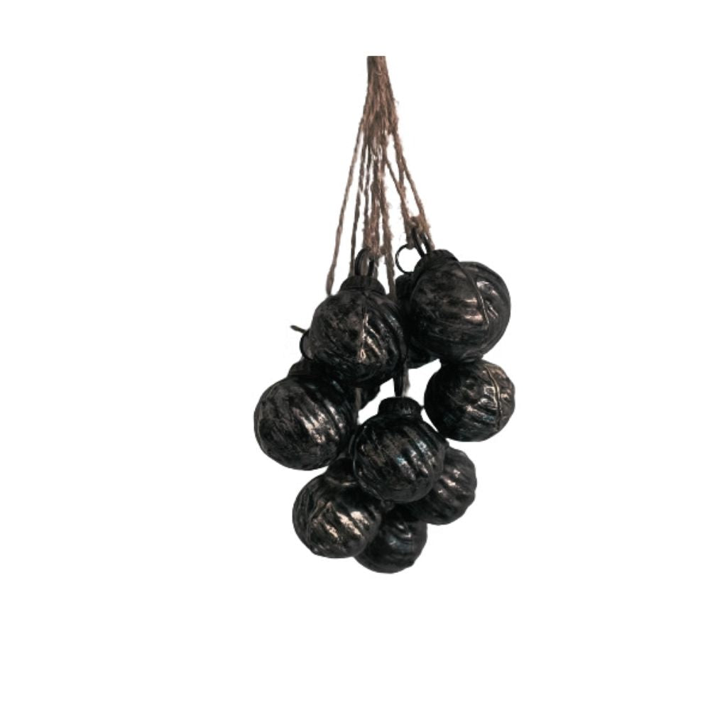 Set aus 10 Kugeln schwarz