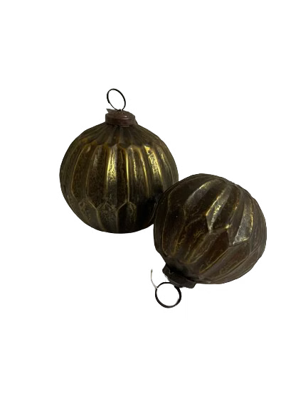 Weihnachtskugel gold