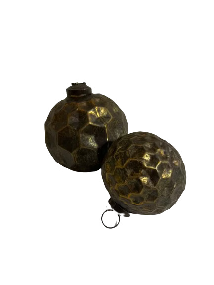 Weihnachtskugel gold