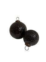 Weihnachtskugel schwarz