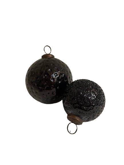Weihnachtskugel schwarz