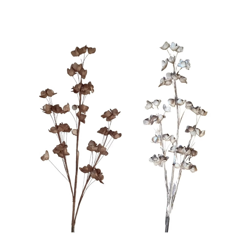 Kunstblumenzweig | Blüten | beige oder braun | Deko-Zweig | Perfekt für Vasen