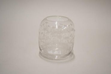 Vase | Glas | Feines Blumenmuster | Tischdeko | Väsli Floral