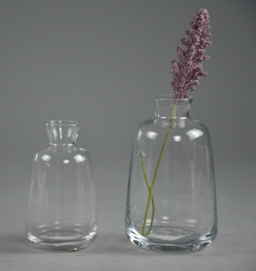 Vase | Glas | Blumenvase | Blumen | Deko | 14cm
