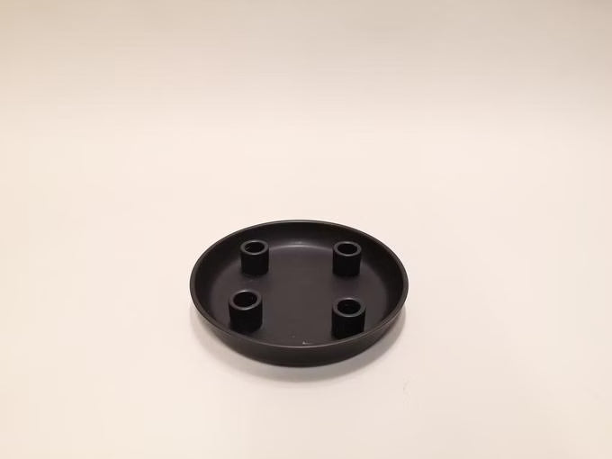 Keramik - Kerzenständer für 4 Kerzen mit ø 22 mm (ohne Deko)