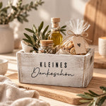 Holzkiste | Geschenkbox | DANKE | Lieblinggsmensch | Glücklichmacher | Schön,dass es dich gibt