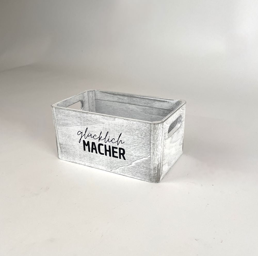 Holzkiste | Geschenkbox | DANKE | Lieblinggsmensch | Glücklichmacher | Schön,dass es dich gibt