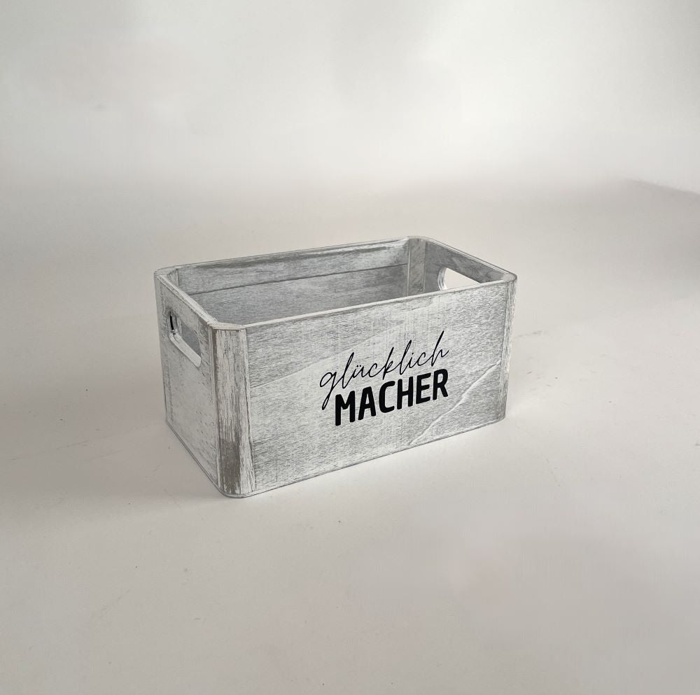 Holzkiste | Geschenkbox | DANKE | Lieblinggsmensch | Glücklichmacher | Schön,dass es dich gibt