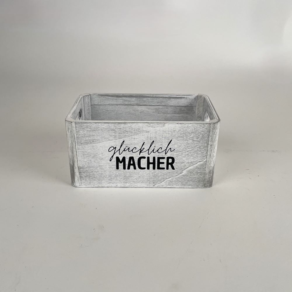 Holzkiste | Geschenkbox | DANKE | Lieblinggsmensch | Glücklichmacher | Schön,dass es dich gibt