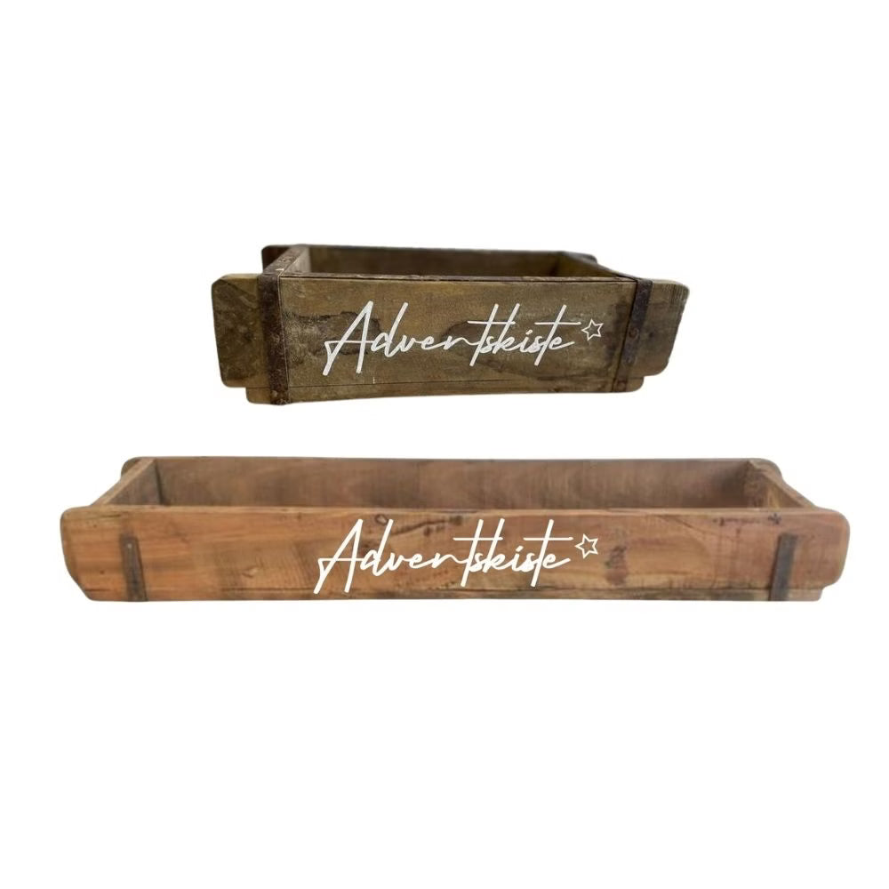 Ziegelform | Adventskiste | Geschenkkiste | Weihnachtsdeko | 2 Grössen