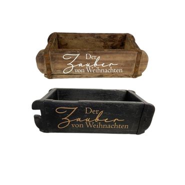 Ziegelform | Der Zauber von Weihnachten | Geschenkkiste | Weihnachtsdeko | 32cm