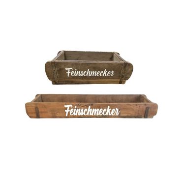 Ziegelform | Feinschmecker | Geschenkkiste | Geschenkverpackung | 2 Grössen