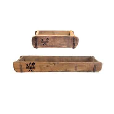 Ziegelform | Grillmeister | Geschenkkiste | Holzkiste | Vatertag | 2 Grössen