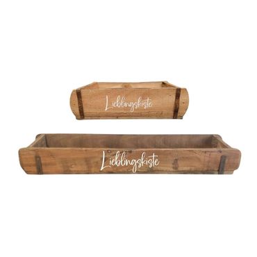 Ziegelform | Lieblingskiste | Geschenkkiste | Holzkiste | 2 Grössen