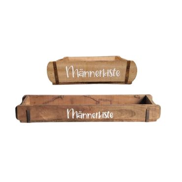 Ziegelform | Männerkiste | Geschenkkiste | Holzkiste | 2 Grössen