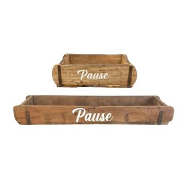 Ziegelform | Pause | Geschenkkiste | Holzkiste | 2 Grössen