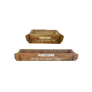 Ziegelform | Ruhestand | Geschenkkiste | Ziegelform beschriftet | 2 Grössen