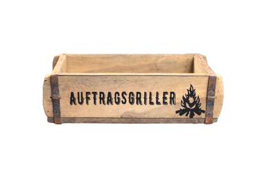 Ziegelform | Auftragsgriller | Geschenkkiste | Vatertagsgeschenk | 2 Grössen