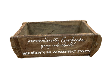 Ziegelform "personalisert nach Wunsch" (ohne Inhalt)