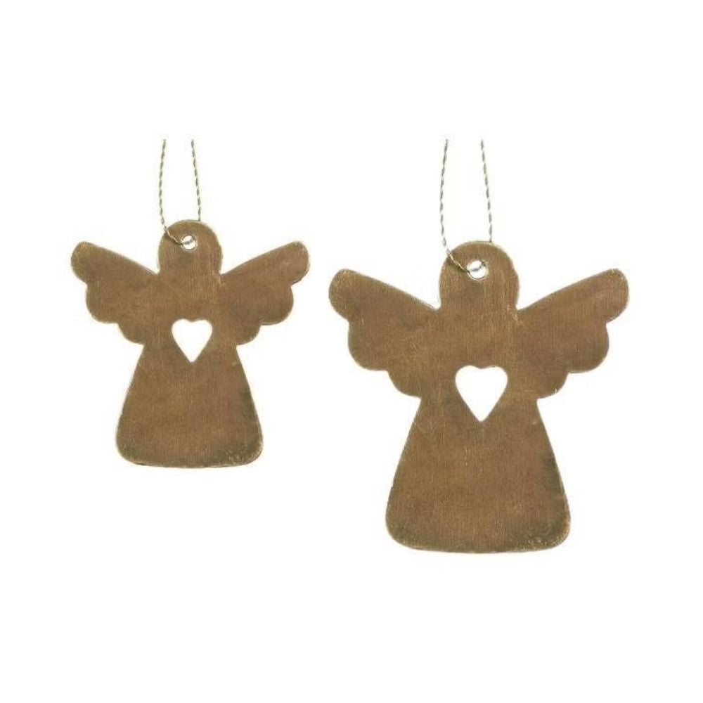 Engel | brass | Hänger | Set | Weihnachten