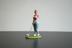 Golf-Lady | Sport | Dekofigur | rosa | hellblau