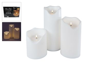 Kerzenset | LED-Kerzen | Kerzenlicht | Echtwachs | Weihnachten