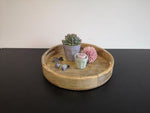 Holz-Tablett rund