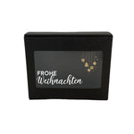 Kartonbox | mit Spruch | frohe Weihnachten | von Herzen | Geschenkverpackung