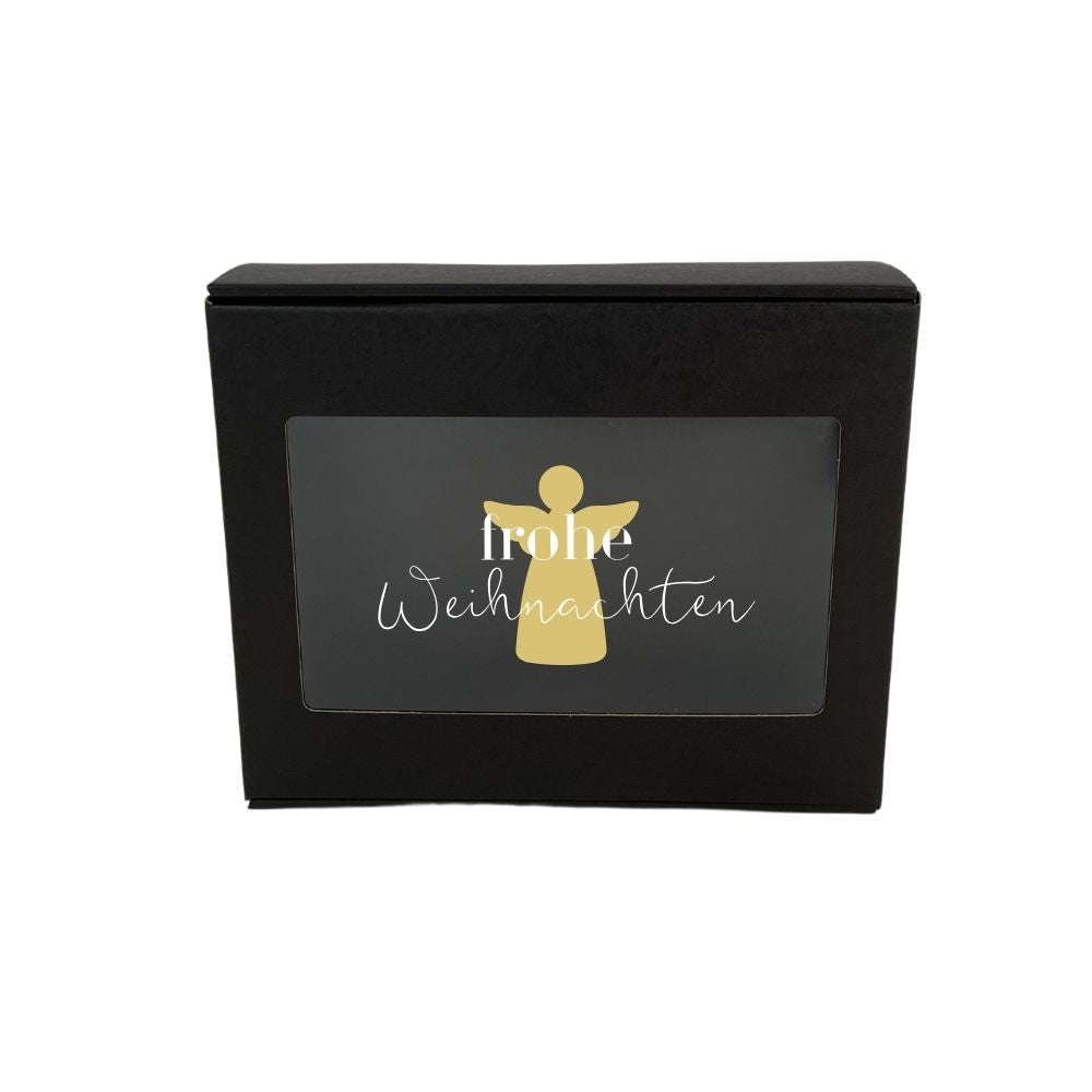 Kartonbox | mit Spruch | frohe Weihnachten | von Herzen | Geschenkverpackung