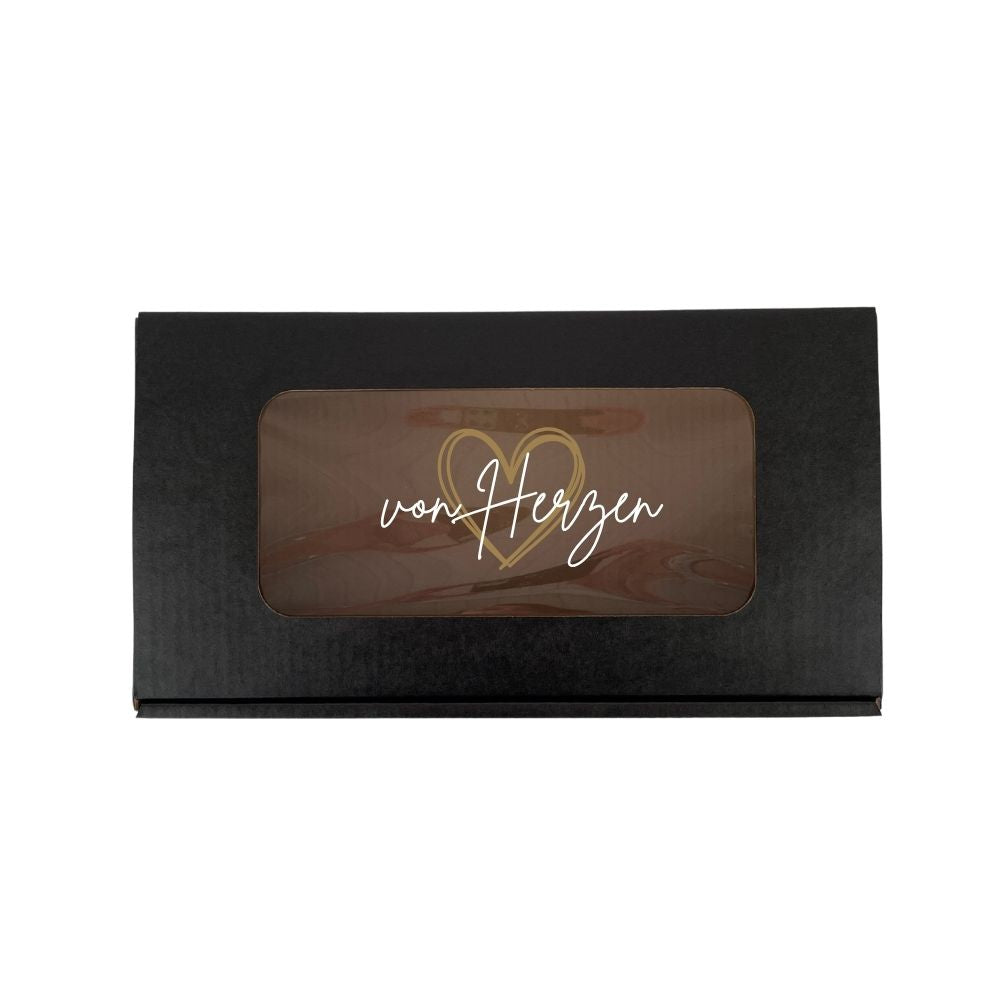 Kartonbox | von Herzen | beschriftet | Geschenkbox mit Spruch | zu jedem Anlass