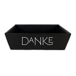 Kartonbox | Schwarz | beschriftet | zu jedem Anlass | Schenken
