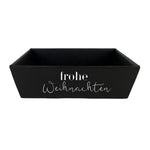 Kartonbox | Schwarz | beschriftet | zu jedem Anlass | Schenken