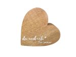 Holz Herz "du und ich...für immer" | Herz Liebe | Geschenk für Paare | Für immer Herz