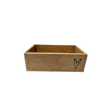 Holzkiste | Herz | Geschenkverpackung | Aufbewahrung | Holz