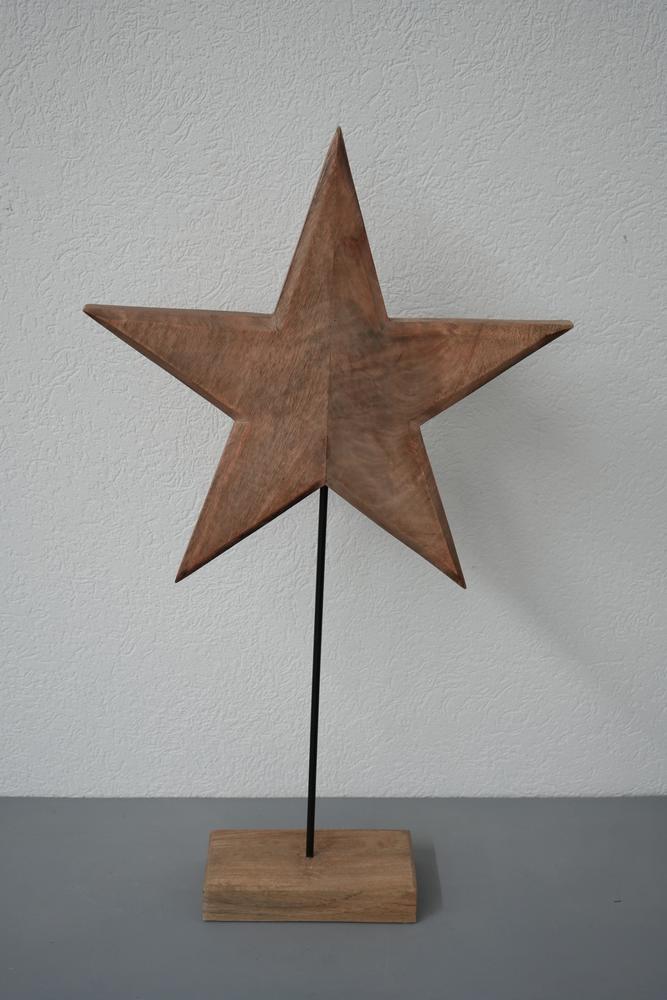 Stern | Holz | Weihnachtsdeko | Weihnachten | 2 Grössen
