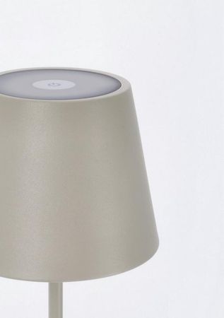 LED Tischlampe Etna taupe