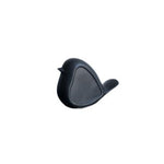 Vogel | schwarz | Porzellan | 10cm | Deko
