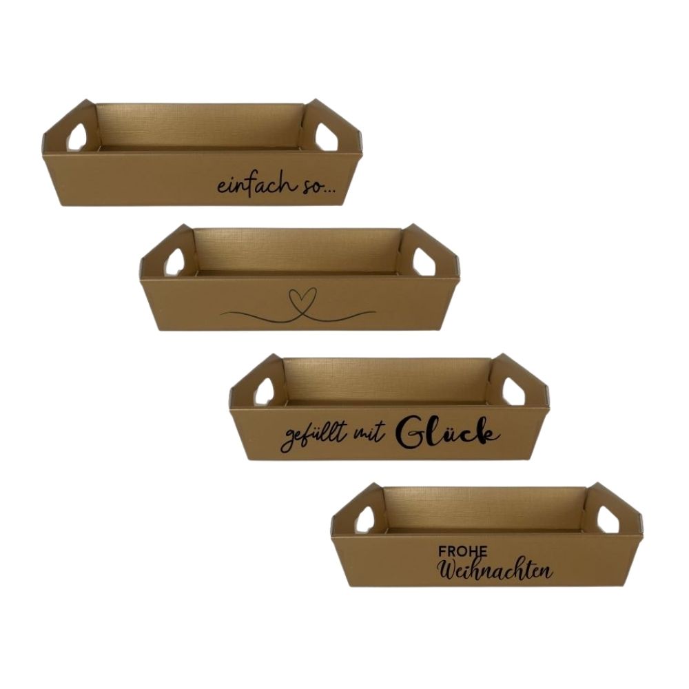 Geschenkkarton | Gold | Geschenk | Kartonverpackung | Geschenkbox
