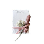 Geschenkset | Geschenkidee | Notizblock | Kerze | Kerzenhalter