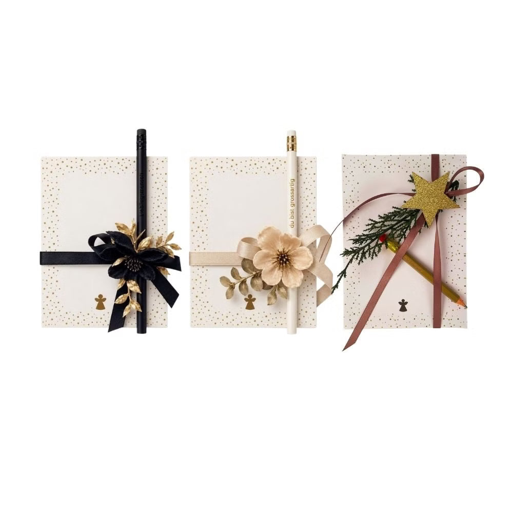 Notizblock | Bleistift | Schreiben | Weihnachtsgeschenk | Mitbringsel