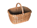 grosser Einkaufskorb, Picknick Korb, eckig, Weidenkorb