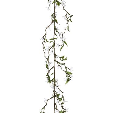 Jasmin-Girlande | Kunstpflanze | Weiss | Dekoration | Frühling