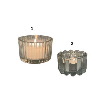 Teelicht | Glas | Kerzendeko | Rechaudkerzen | Dekoidee